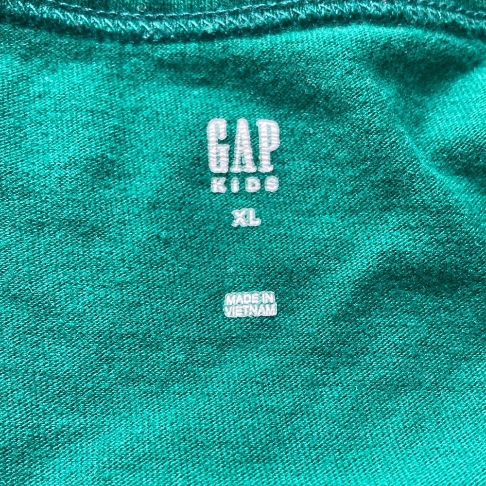 Gap Green Long Sleeve Shirt with Bear was Design - Picture 2 of 3